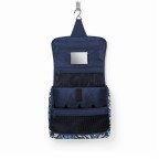 Kulturbeutel Toiletbag XL zum Aufhängen Floral 1, Farbe: blau/petrol, Marke: Reisenthel, EAN: 4012013716003, Abmessungen in cm: 28x25x10, Bild 2 von 3