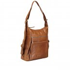 Beuteltasche / Rucksack Margo 242 Cognac, Farbe: cognac, Marke: Flanigan, EAN: 4035486090623, Abmessungen in cm: 33x33x11, Bild 2 von 7