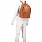 Rucksack Blackwall Backpack MVZ Cognac, Farbe: cognac, Marke: Strellson, EAN: 4053533807277, Abmessungen in cm: 30x40x14, Bild 4 von 7