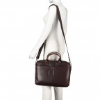 Aktentasche Camden Briefbag SHZ Dark Brown, Farbe: braun, Marke: Strellson, EAN: 4053533807536, Abmessungen in cm: 40x30x90, Bild 5 von 11