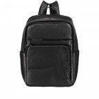 Rucksack Hyde Park Backpack SVZ Black, Farbe: schwarz, Marke: Strellson, EAN: 4053533807611, Abmessungen in cm: 28x40x12, Bild 8 von 9