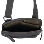 Umhängetasche Hyde Park Shoulderbag XSVZ Black, Farbe: schwarz, Marke: Strellson, EAN: 4053533807857, Abmessungen in cm: 22x25x4, Bild 7 von 7