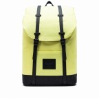 Rucksack Retreat Rubber Straps Volumen 18 Liter Highlight Black, Farbe: gelb, Marke: Herschel, EAN: 0828432371976, Abmessungen in cm: 34x46x12, Bild 1 von 5