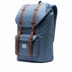 Rucksack Little America Volumen 23 Liter Blue Mirage Crosshatch, Farbe: blau/petrol, Marke: Herschel, EAN: 0828432372126, Abmessungen in cm: 28x50x17, Bild 2 von 4