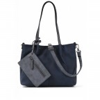 Shopper Surprise Blue Grey, Farbe: blau/petrol, Marke: Emily & Noah, EAN: 4049391113827, Abmessungen in cm: 35x26x7.5, Bild 1 von 12