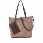Shopper Surprise Taupe Brown, Farbe: taupe/khaki, Marke: Emily & Noah, EAN: 4049391120528, Abmessungen in cm: 35x33x8.5, Bild 1 von 12