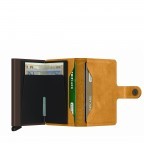 Geldbörse Miniwallet Vintage Ochre, Farbe: gelb, Marke: Secrid, EAN: 8718215287377, Abmessungen in cm: 6.8x10.2x1.6, Bild 3 von 5