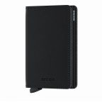 Geldbörse Slimwallet Soft Touch vegan Black, Farbe: schwarz, Marke: Secrid, EAN: 8718215287605, Abmessungen in cm: 6.8x10.2x1.6, Bild 1 von 5