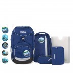 Schulranzen Pack Set 6-teilig BlaulichtBär, Farbe: blau/petrol, Marke: Ergobag, EAN: 4057081076994, Abmessungen in cm: 25x35x22, Bild 1 von 7