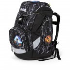 Schulranzen Pack Glow Edition Set 6-teilig Super ReflektBär Glow, Farbe: schwarz, Marke: Ergobag, EAN: 4057081077120, Abmessungen in cm: 25x35x22, Bild 3 von 7