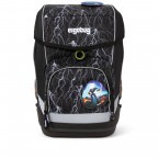 Schulranzen Cubo Glow Edition Set 5-teilig Super ReflektBär Glow, Farbe: schwarz, Marke: Ergobag, EAN: 4057081077403, Abmessungen in cm: 25x40x20, Bild 2 von 7