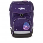 Schulranzen Cubo Galaxy Glow Edition Set 5-teilig Bärgasus Glow, Farbe: flieder/lila, Marke: Ergobag, EAN: 4057081077359, Abmessungen in cm: 25x40x20, Bild 2 von 7