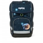 Schulranzen Cubo Galaxy Glow Edition Set 5-teilig KoBärnikus Glow, Farbe: blau/petrol, Marke: Ergobag, EAN: 4057081077366, Abmessungen in cm: 25x40x20, Bild 2 von 7