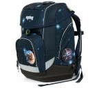 Schulranzen Cubo Galaxy Glow Edition Set 5-teilig KoBärnikus Glow, Farbe: blau/petrol, Marke: Ergobag, EAN: 4057081077366, Abmessungen in cm: 25x40x20, Bild 3 von 7