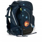 Schulranzen Cubo Galaxy Glow Edition Set 5-teilig KoBärnikus Glow, Farbe: blau/petrol, Marke: Ergobag, EAN: 4057081077366, Abmessungen in cm: 25x40x20, Bild 7 von 7