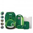 Schulranzen Pack Lumi Edition Set 6-teilig RambazamBär, Farbe: grün/oliv, Marke: Ergobag, EAN: 4057081077045, Abmessungen in cm: 25x35x22, Bild 1 von 7