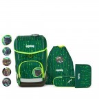 Schulranzen Cubo Lumi Edition Set 5-teilig RambazamBär, Farbe: grün/oliv, Marke: Ergobag, EAN: 4057081077328, Abmessungen in cm: 25x40x20, Bild 1 von 7