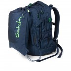 Sportbeutel Blue Compass, Farbe: blau/petrol, Marke: Satch, EAN: 4057081057986, Abmessungen in cm: 33x44x1, Bild 4 von 4