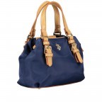 Handtasche Houston Navy Beige, Farbe: blau/petrol, Marke: U.S. Polo Assn., EAN: 8052792789443, Abmessungen in cm: 20x15x9, Bild 2 von 8