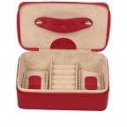 Schmuckkästchen beluga Rot, Farbe: rot/weinrot, Marke: Windrose, EAN: 4006047385618, Abmessungen in cm: 14.5x5.5x9.5, Bild 1 von 2