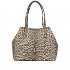 Shopper Leopard, Farbe: cognac, Marke: Guess, EAN: 0190231312413, Abmessungen in cm: 32x27x15, Bild 1 von 10