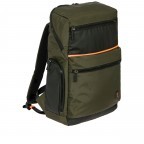 Rucksack B|Y by Brics Eolo mit Laptopfach Oliva, Farbe: grün/oliv, Marke: Brics, EAN: 8016623127842, Abmessungen in cm: 29x47x19, Bild 2 von 12