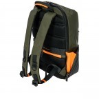 Rucksack B|Y by Brics Eolo mit Laptopfach Oliva, Farbe: grün/oliv, Marke: Brics, EAN: 8016623127897, Abmessungen in cm: 26.5x32x3, Bild 4 von 11