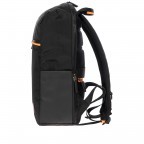 Rucksack B|Y by Brics Eolo mit Laptopfach Nero, Farbe: schwarz, Marke: Brics, EAN: 8016623127880, Abmessungen in cm: 26.5x32x3, Bild 3 von 11