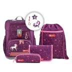 Schulranzen Cloud Set 5-teilig Dreamy Unicorn Nuala, Farbe: flieder/lila, Marke: Step by Step, EAN: 4047443401557, Abmessungen in cm: 28x37.5x20, Bild 1 von 14