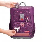 Schulranzen Cloud Set 5-teilig Dreamy Unicorn Nuala, Farbe: flieder/lila, Marke: Step by Step, EAN: 4047443401557, Abmessungen in cm: 28x37.5x20, Bild 3 von 14