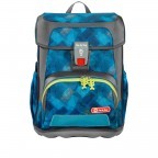 Schulranzen Cloud Set 5-teilig City Cops, Farbe: blau/petrol, Marke: Step by Step, EAN: 4047443416377, Abmessungen in cm: 28x37.5x20, Bild 4 von 15