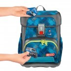 Schulranzen Cloud Set 5-teilig City Cops, Farbe: blau/petrol, Marke: Step by Step, EAN: 4047443416377, Abmessungen in cm: 28x37.5x20, Bild 3 von 15