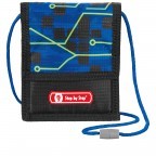 Brustbeutel Future Robot, Farbe: blau/petrol, Marke: Step by Step, Abmessungen in cm: 11x13.5x1.5, Bild 1 von 2