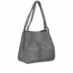 Beuteltasche Dollaro Grau, Farbe: grau, Marke: Hausfelder Manufaktur, EAN: 4065646002814, Abmessungen in cm: 33.5x29x13, Bild 2 von 6