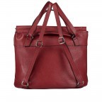 Rucksack / Beuteltasche Dollaro Rot, Farbe: rot/weinrot, Marke: Hausfelder Manufaktur, EAN: 4065646003231, Bild 6 von 12