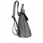 Rucksack / Beuteltasche Dollaro Grau, Farbe: grau, Marke: Hausfelder Manufaktur, EAN: 4065646003248, Bild 4 von 12