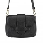Schultertasche Adria Camilla Black, Farbe: schwarz, Marke: Abro, EAN: 4061724227445, Abmessungen in cm: 21x16x7, Bild 1 von 6