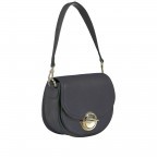 Umhängetasche Nappa Navy, Farbe: blau/petrol, Marke: Abro, EAN: 4061724231626, Abmessungen in cm: 22x17x8, Bild 2 von 8
