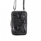 Handytasche Snake mit Schulterriemen Anthra, Farbe: anthrazit, Marke: Hausfelder Manufaktur, EAN: 4065646001480, Abmessungen in cm: 11x17.5x2, Bild 1 von 7