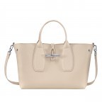 Handtasche Roseau Handtasche M Beige, Farbe: beige, Marke: Longchamp, EAN: 3597922262328, Abmessungen in cm: 30x23.5x12, Bild 2 von 7