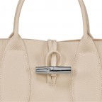 Handtasche Roseau Handtasche M Beige, Farbe: beige, Marke: Longchamp, EAN: 3597922262328, Abmessungen in cm: 30x23.5x12, Bild 7 von 7