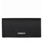 Geldbörse Roseau HPN-3146 Schwarz, Farbe: schwarz, Marke: Longchamp, EAN: 3597921843504, Abmessungen in cm: 19.5x10x3.5, Bild 1 von 2