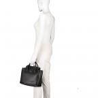Handtasche Chiara Tonia SHZ Black, Farbe: schwarz, Marke: Joop!, EAN: 4053533801671, Abmessungen in cm: 26x22x14, Bild 6 von 7