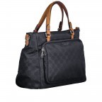 Handtasche Nylon Cornflower Elvira SHZ Nightblue, Farbe: blau/petrol, Marke: Joop!, EAN: 4053533801404, Abmessungen in cm: 27x21x12, Bild 2 von 8