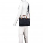 Handtasche Nylon Cornflower Elvira SHZ Nightblue, Farbe: blau/petrol, Marke: Joop!, EAN: 4053533801404, Abmessungen in cm: 27x21x12, Bild 5 von 8