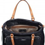 Handtasche Nylon Cornflower Elvira SHZ Nightblue, Farbe: blau/petrol, Marke: Joop!, EAN: 4053533801404, Abmessungen in cm: 27x21x12, Bild 7 von 8