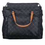 Handtasche Nylon Cornflower Elvira SHZ Nightblue, Farbe: blau/petrol, Marke: Joop!, EAN: 4053533801404, Abmessungen in cm: 27x21x12, Bild 8 von 8