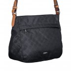 Umhängetasche Nylon Cornflower Annika MHZ Nightblue, Farbe: blau/petrol, Marke: Joop!, EAN: 4053533801503, Abmessungen in cm: 25x22x10, Bild 2 von 6