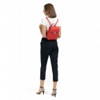 Rucksack Luca Red, Farbe: rot/weinrot, Marke: Emily & Noah, EAN: 4049391284084, Abmessungen in cm: 21x27x10, Bild 5 von 5