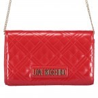 Abendtasche Rot, Farbe: rot/weinrot, Marke: Love Moschino, EAN: 8059826084147, Abmessungen in cm: 22.5x14x6, Bild 1 von 6